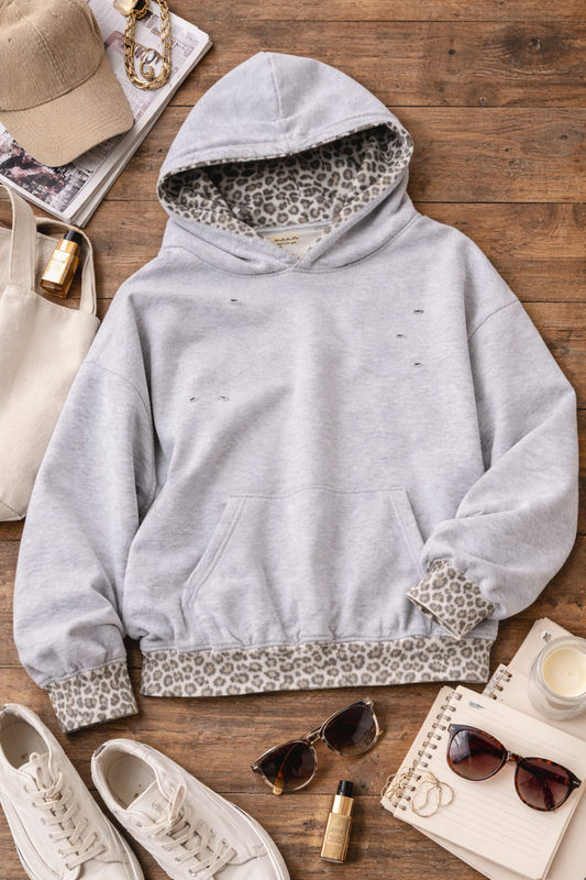 Solune™ Relaxed Leopard Hoodie