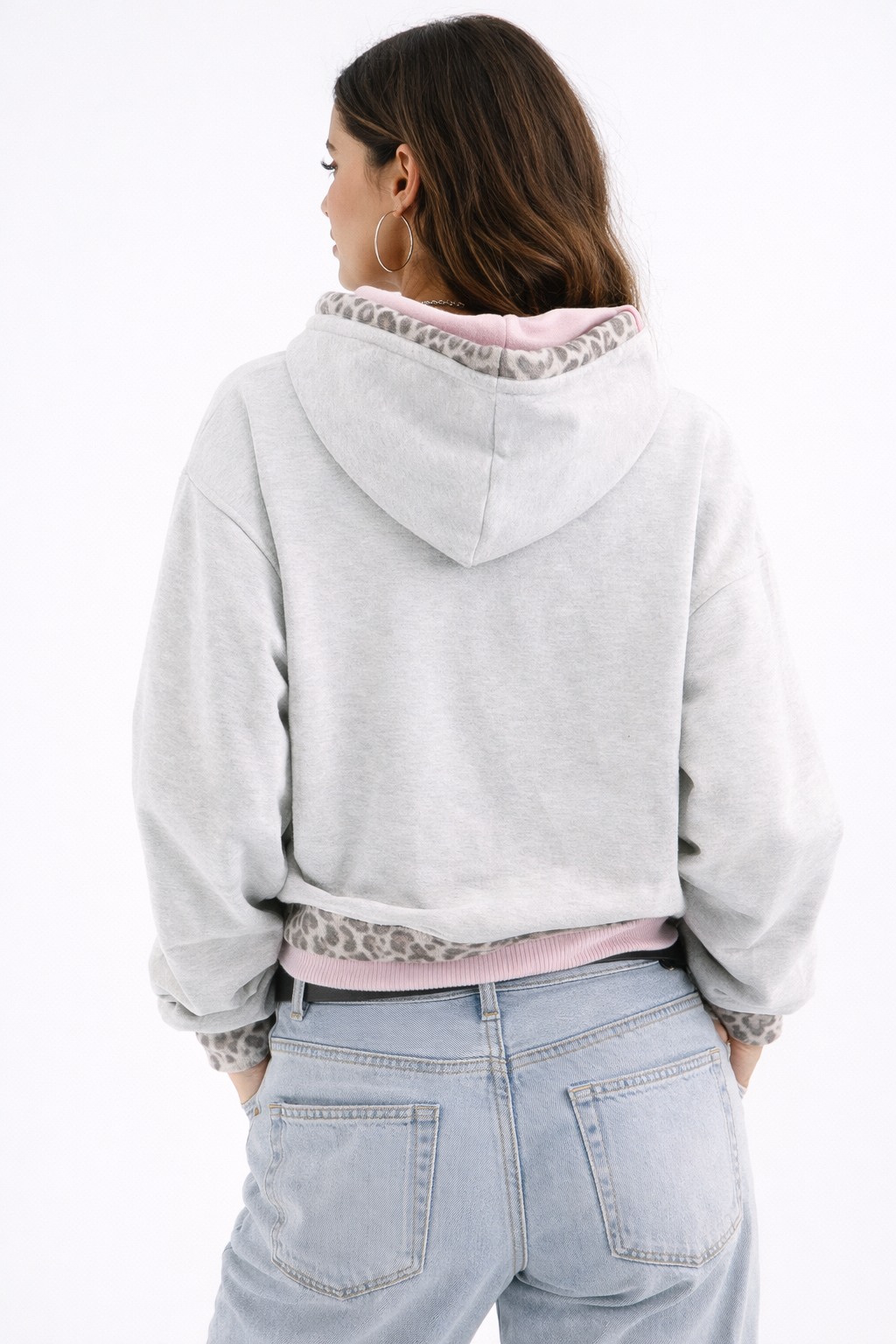 Hoodie details, cuffs hem hood lining